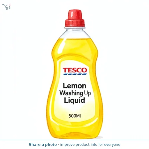 Tesco Lemon Washing Up Liquid 500Ml