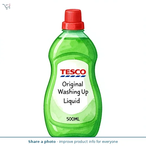 Tesco Original Washing Up Liquid 500Ml
