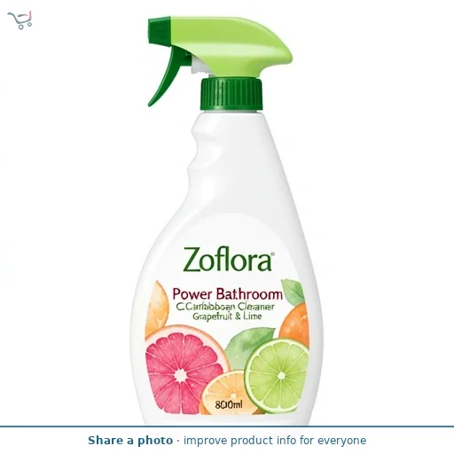 Zoflora Power Bathroom Cleaner Caribbean Grapefruit & Lime 800ml