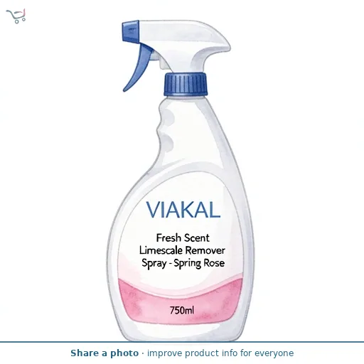 Viakal Fresh Scent Limescale Remover Spray - Spring Rose 750ml