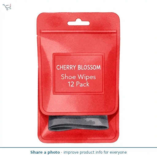 Cherry Blossom Shoe Wipes x12