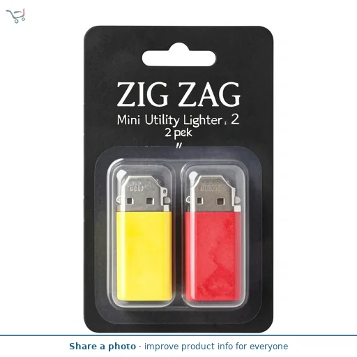 Zig Zag Mini Utility Lighter 2 pack
