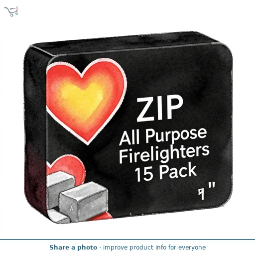 Zip All Purpose Firelighters 15 Pack