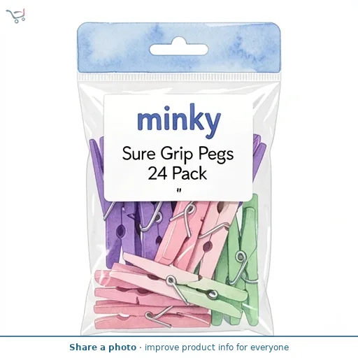 Minky Sure Grip Pegs 24 Pack