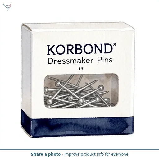 Korbond Care & Repair Dressmaker Pins Steel 25g