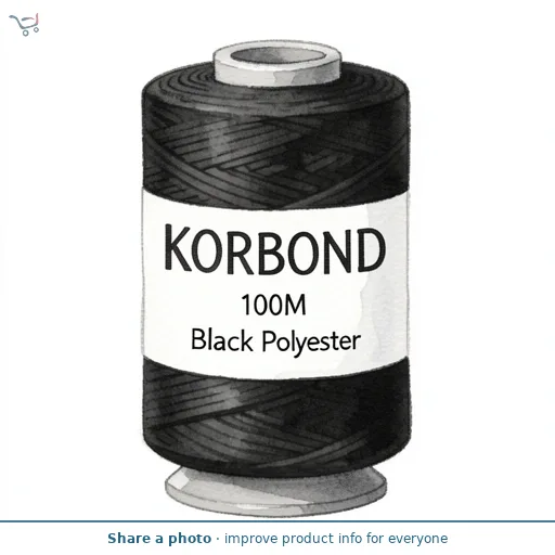 100M Black Polyester
