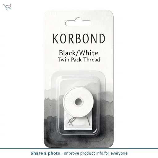 Korbond Black & White Thread