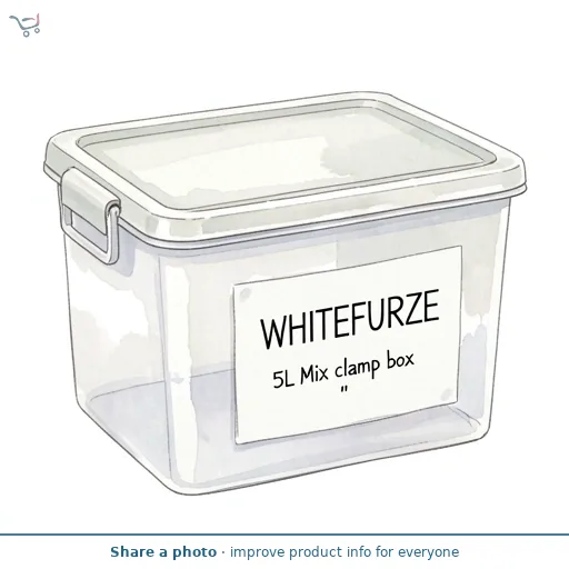 Whitefurze 5L Mix clamp box
