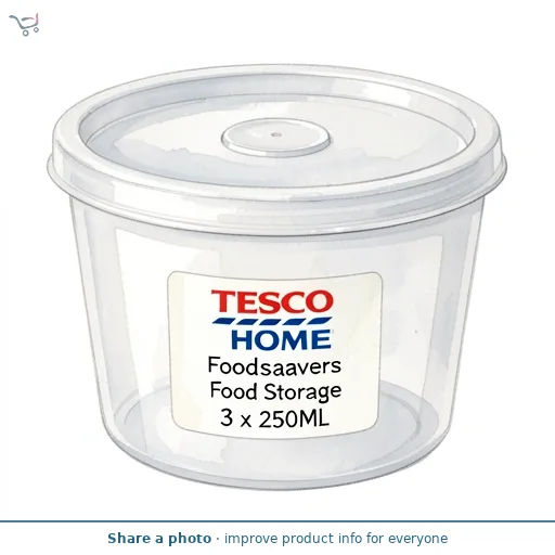 Tesco Foodsavers Food Storage 3 x 250Ml