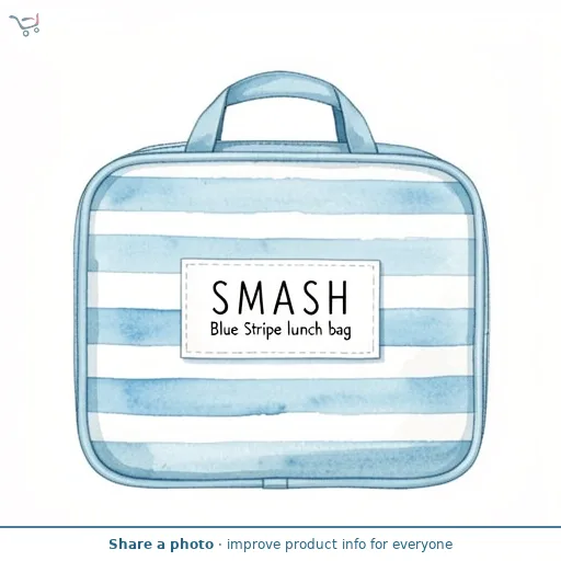 Smash Blue Stripe lunch bag 