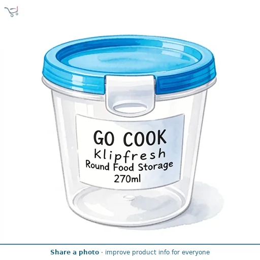 Go Cook Klipfresh Round Food Storage 270ml
