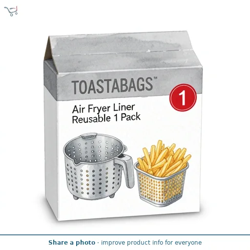 Toastabags Air Fryer Liner Reusable 1 Pack