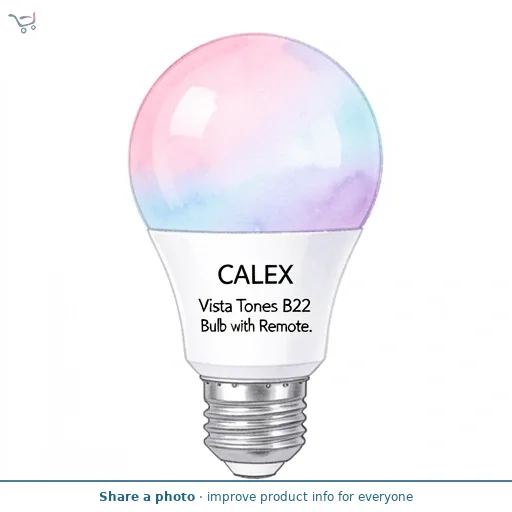 Calex Vista Tones B22 Bulb with Remote.