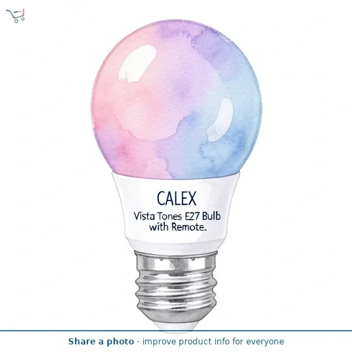 Calex Vista Tones E27 Bulb with Remote.