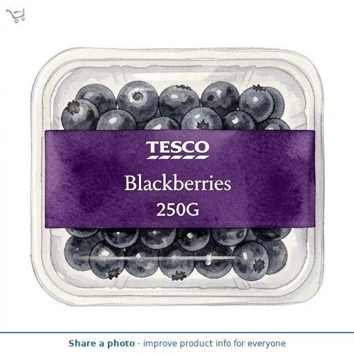 Tesco Blackberries 250G