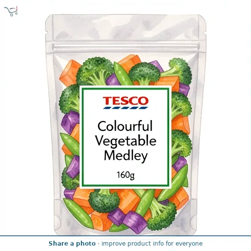 Tesco Colourful Vegetable Medley 160g