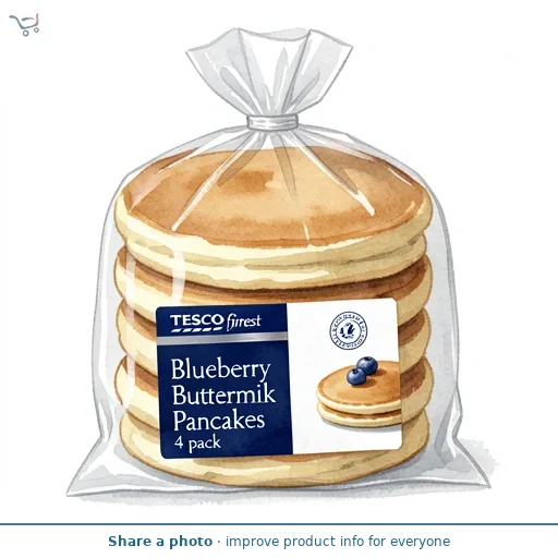 Tesco Finest Blueberry Buttermilk Pancakes 4 pack