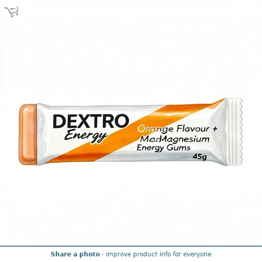 DEXTRO Energy  - Orange Flavour + Magnesium Energy Gums  45g