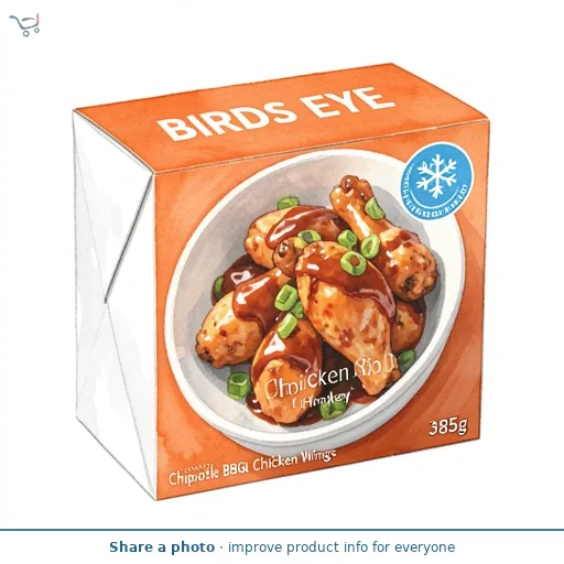 Birds Eye Chicken Shop Honey Chipotle BBQ Chicken Wings 385g