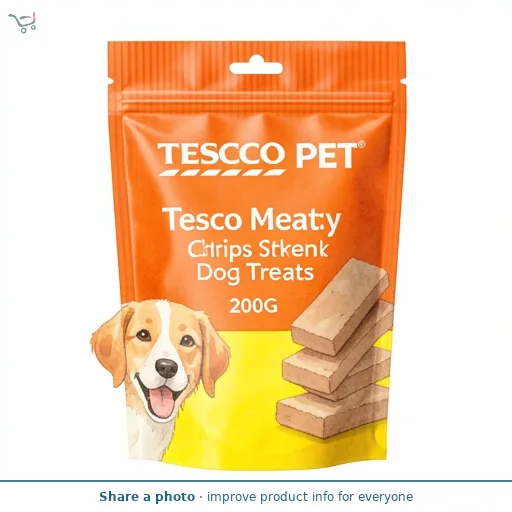 Tesco Meaty Strips Chicken Dog Treats 200G