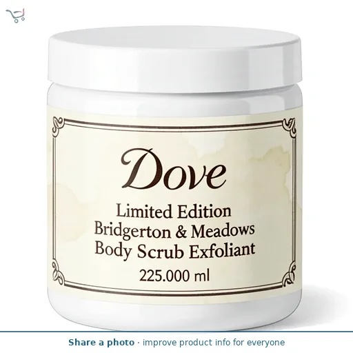 Dove 225ml Bridgerton Love & Meadows Body Scrub, Limited Edition