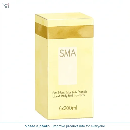 SMA First Infant Baby Milk From Birth Ready-To-Use Formula 200ml