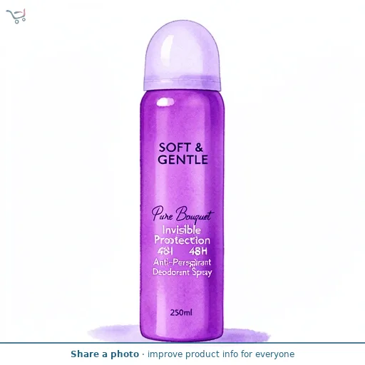 Soft & Gentle Pure Bouquet Invisible Protection 48H Anti-Perspirant Deodorant Spray 250ml