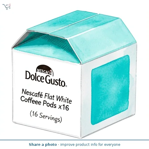 NESCAFE Dolce Gusto Nescafé  Flat White Coffee Pods x16 (16 Servings)