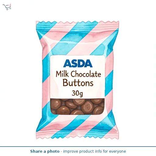 ASDA Milk Chocolate Buttons 30g