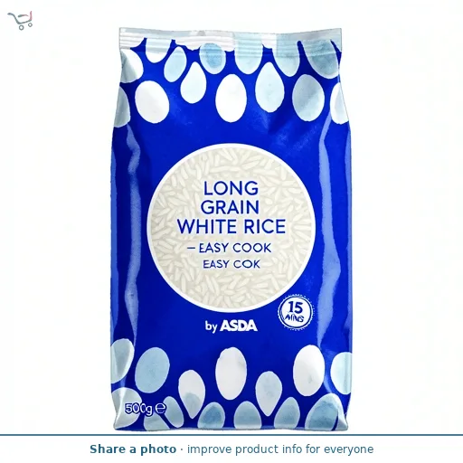 ASDA Long Grain White Rice 500g