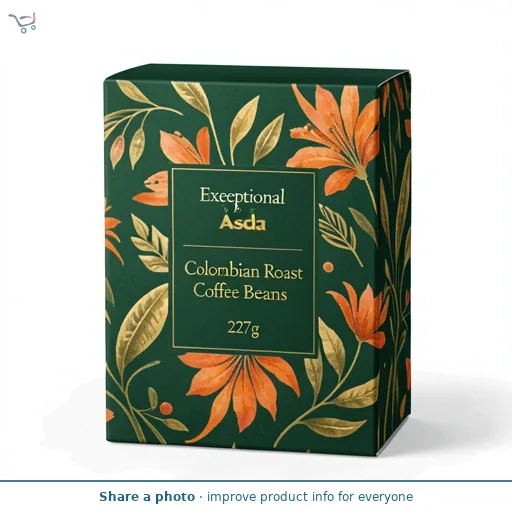 Exceptional by Asda Colombian Roast Coffee Beans 227g