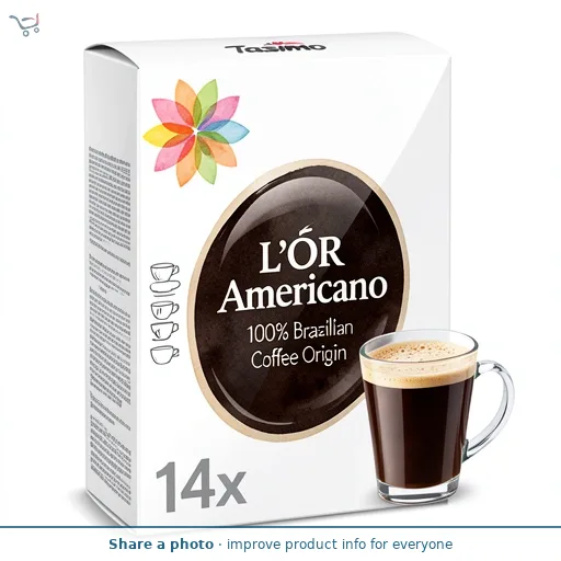 Tassimo L'OR Americano Classique Coffee Pods x14