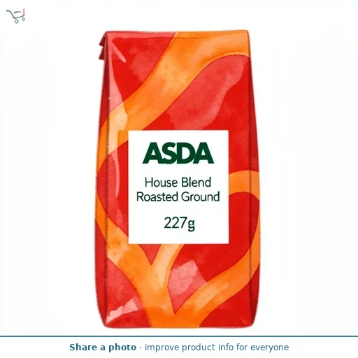 ASDA House Blend Roasted Ground 227g