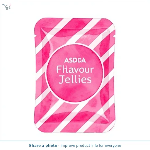 ASDA Cherry Flavour Jellies 50g