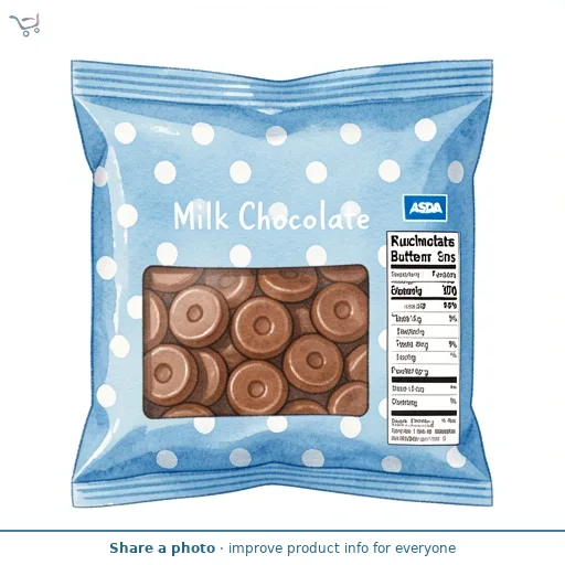 ASDA Milk Chocolate Buttons 30g