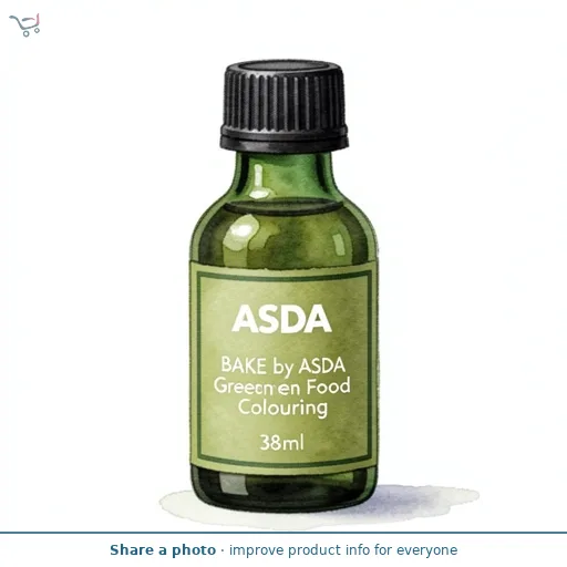 ASDA BAKE by ASDA Green Food Colouring 38ml