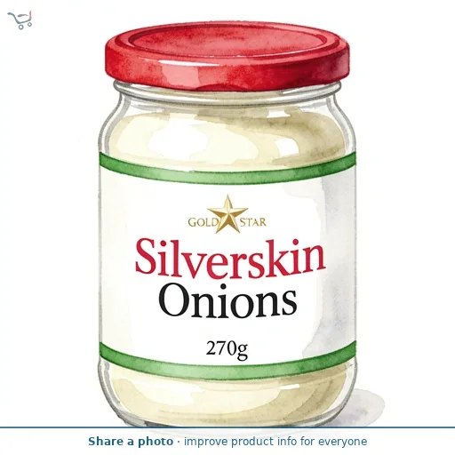 Gold Star Silverskin Onions 270g