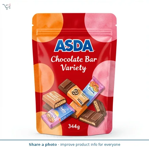 ASDA Chocolate Bar Variety 344g