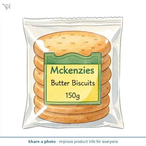 Mckenzies Butter Biscuits 150g