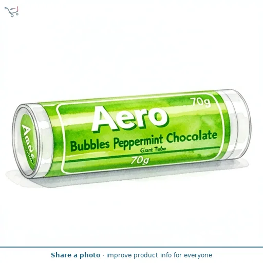 Aero Bubbles Peppermint Chocolate Giant Tube 70g