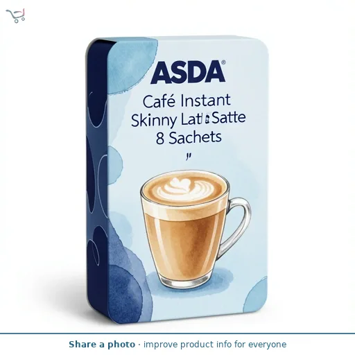 ASDA Café Instant Skinny Latte Sachets 8 Sachets