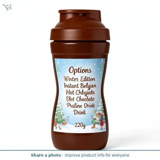 Options Winter Edition Instant Belgian Hot Chocolate Praline Drink 220g