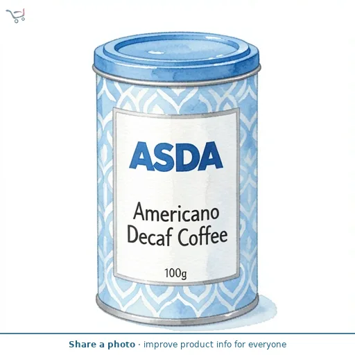 ASDA Americano Decaf Coffee 100g