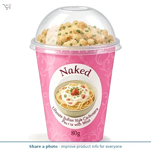 Naked Ultimate Italian Style Carbonara Pasta with Miso 80G