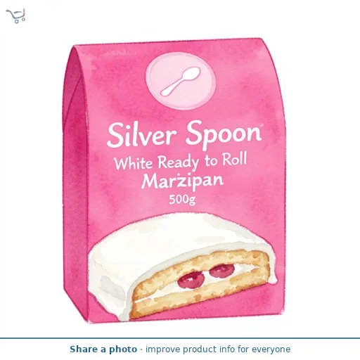 Silver Spoon White Ready to Roll Marzipan 500g