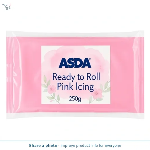 ASDA Asda Ready to Roll Pink lcing 250g