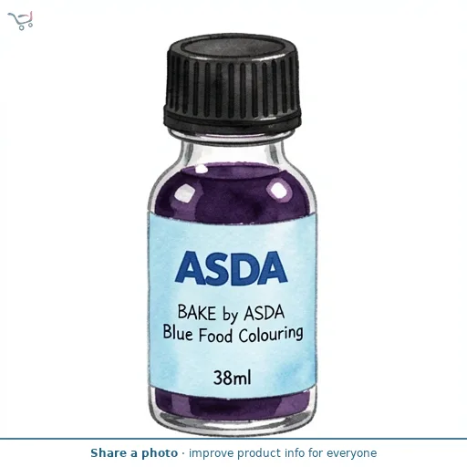 ASDA BAKE by ASDA Blue Food Colouring 38ml