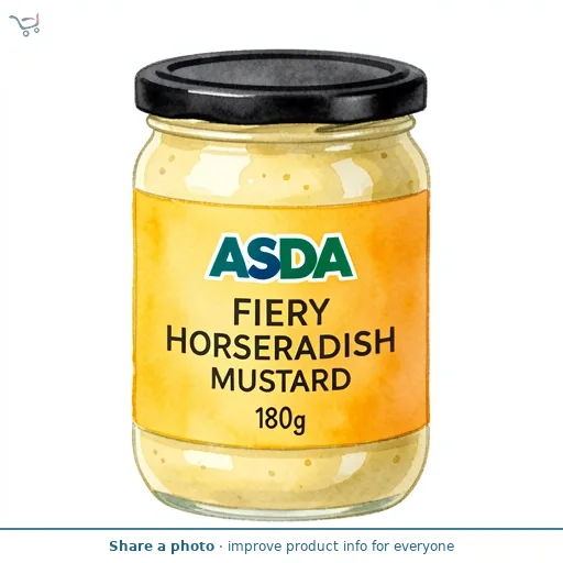 ASDA Fiery Horseradish Mustard 180g