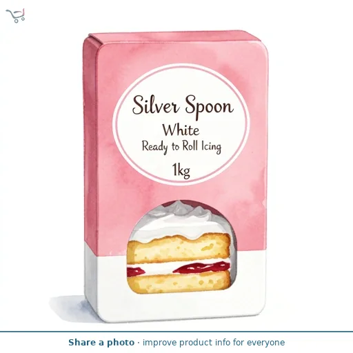 Silver Spoon White Ready to Roll Icing 1kg