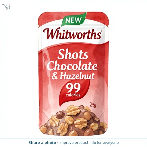 Whitworths Shots Chocolate & Hazelnut 25g